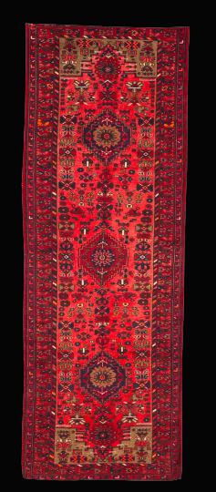 Appraisal: Semi-Antique Persian Nahavand Runner ' x '