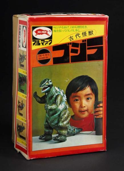 Appraisal: Empty Box for Godzilla Toy Description Japanese Made by Bullmark