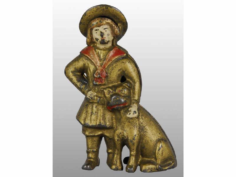 Appraisal: Cast Iron Buster Brown Tige Still Bank Description Made by