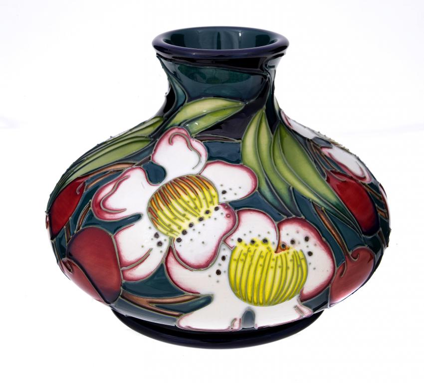 Appraisal: A MOORCROFT ACCOLADE VASE DESIGNED BY EMMA BOSSONS cm h