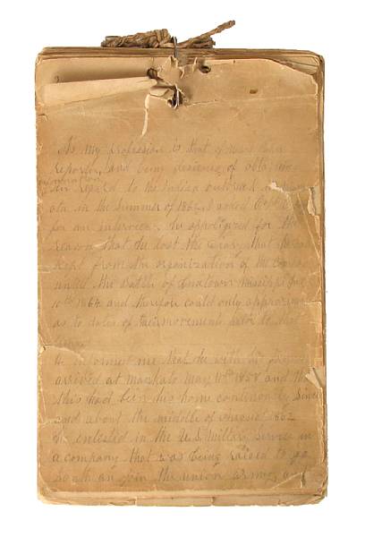 Appraisal: CIVIL WAR DAKOTA CONFLICT AND BRICE S CROSS ROADS Autograph