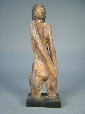 Appraisal: Willy Soukop RA - - Standing female figure painted polystyrene