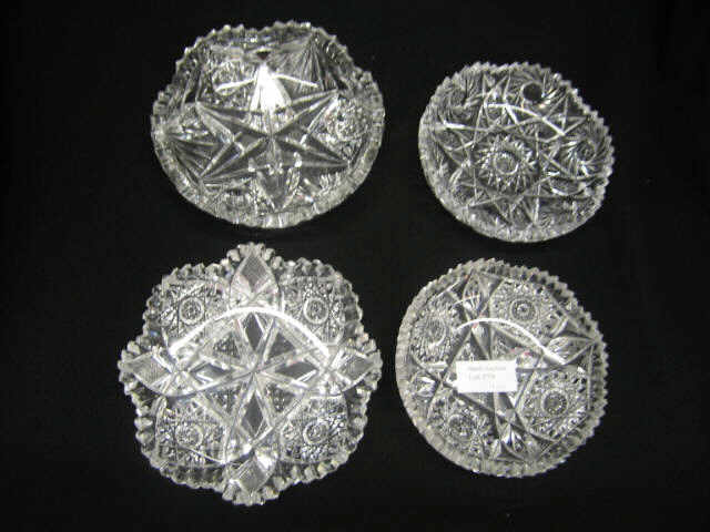 Appraisal: Brilliant Period Cut Glass Dishes various designs