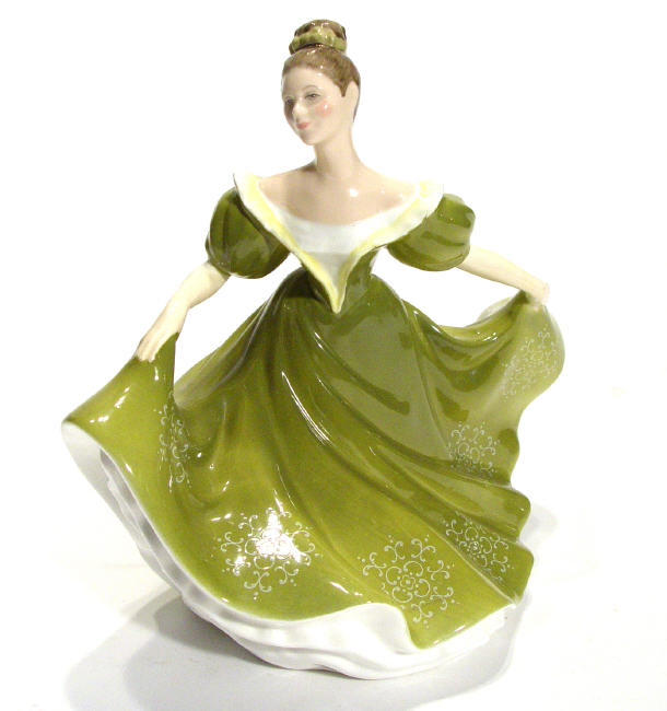 Appraisal: Hand painted Royal Doulton 'Lynn' figurine HN printed factory mark