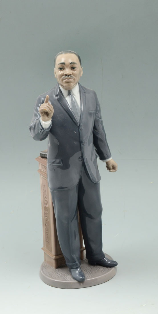 Appraisal: LLADRO DR MARTIN LUTHER KING PORCELAIN FIGURINE Spanish name the