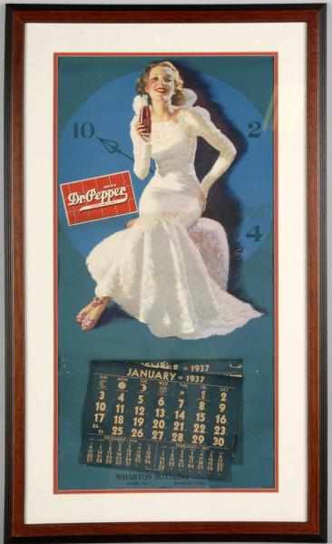 Appraisal: Dr Pepper Calendar Description Features artwork by Earl Moran Beautifully