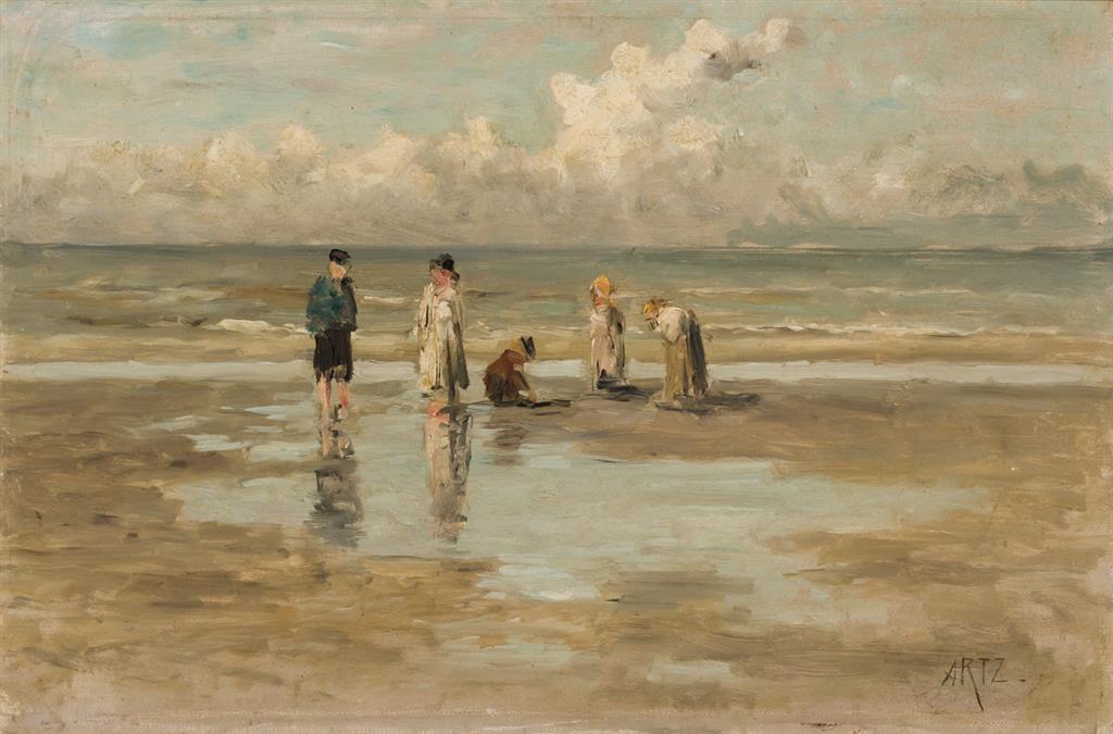 Appraisal: DAVID ADOLF CONSTANT ARTZ Dutch - Children at the Beach