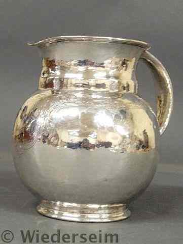 Appraisal: Sterling silver water pitcher by Meriden Britannia pints h troy