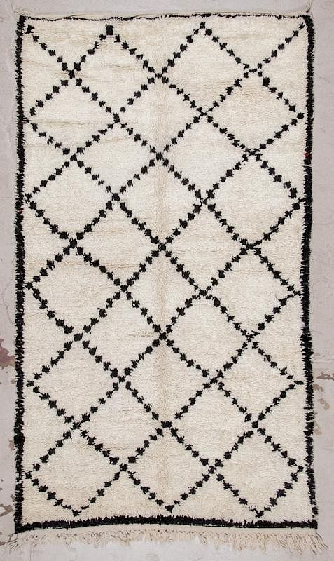 Appraisal: Modern Beni Ourain Rug ' '' x ' '' Modern