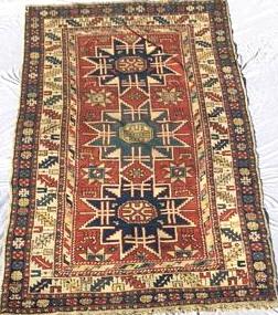 Appraisal: Antique Cabestan Hall Runner Antique Cabestan colorful hall runner '