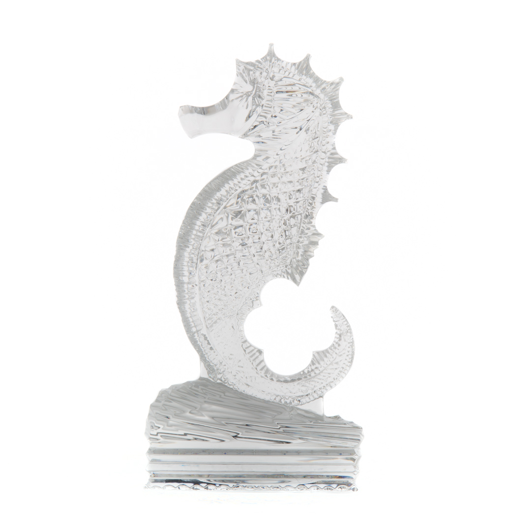 Appraisal: Waterford seahorse crystal seahorse in H Condition Good condition