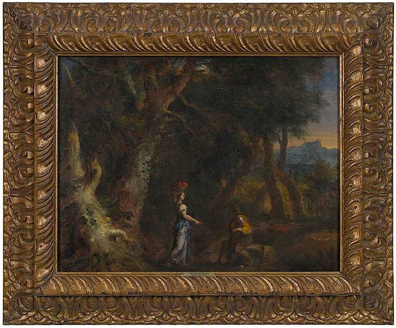 Appraisal: Follower of Nicholas Poussin French - Renaldo and Armida unsigned