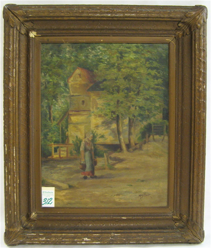 Appraisal: MAUDE S HOLT MRS WINFIELD S HOLT OIL ON CANVAS