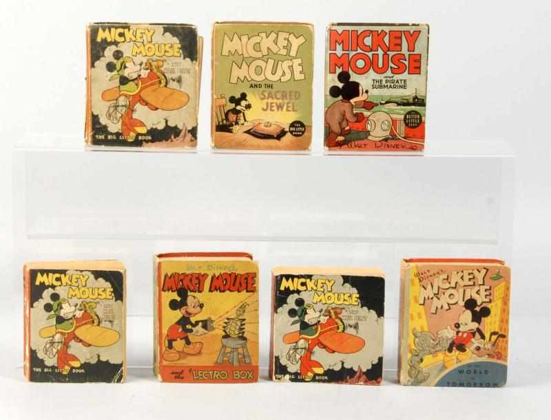 Appraisal: Lot of Mickey Mouse Books Description Includes one Big Little