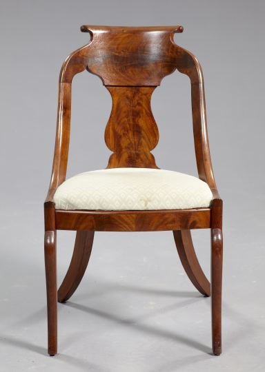 Appraisal: American Late Classical Mahogany Dining Chair fourth quarter th century