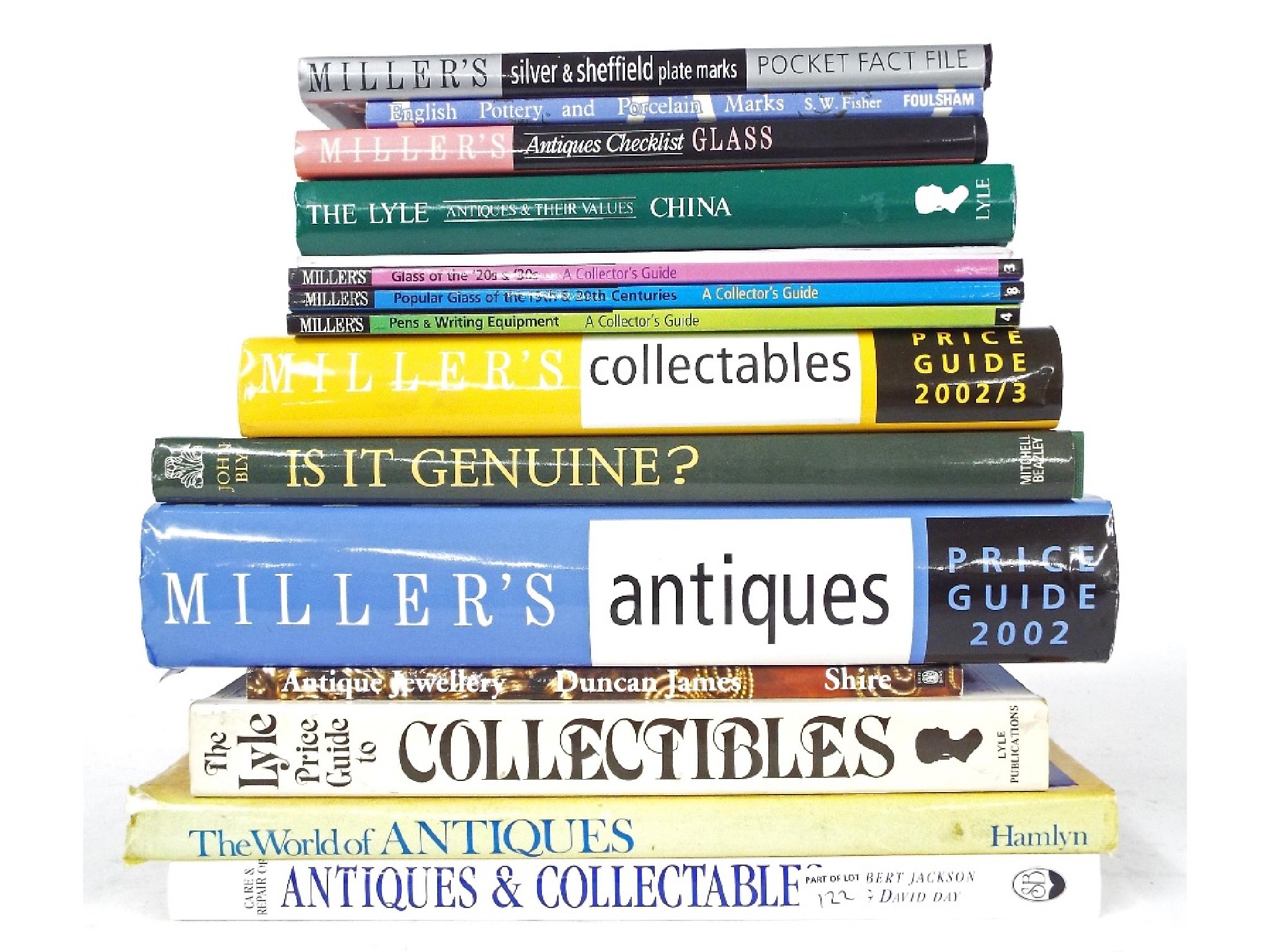 Appraisal: Small quantity of various antique and collectables reference books including