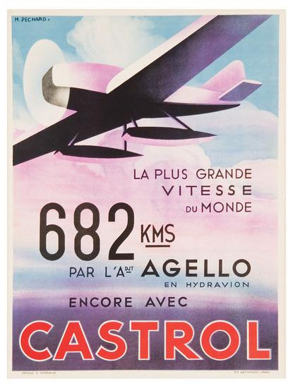 Appraisal: PECNARD M CASTROL AGELLO lithograph in colors c condition A-