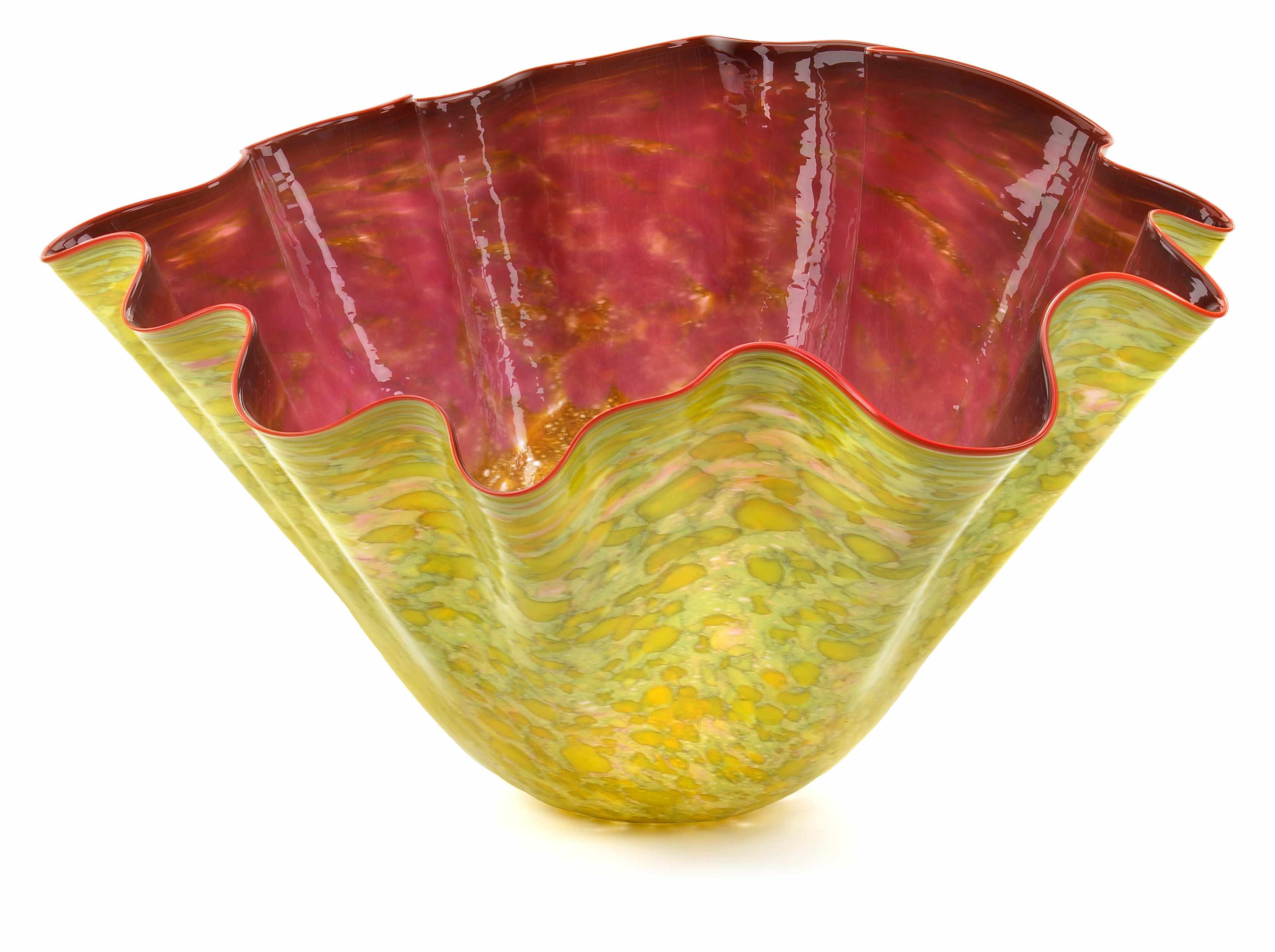 Appraisal: Dale Chihuly American born Monumental Macchia blown glassapproximate dimensions in