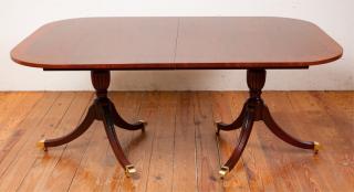 Appraisal: Council Craftsman Mahogany Dining Room Table Councill Craftsman mahogany dining