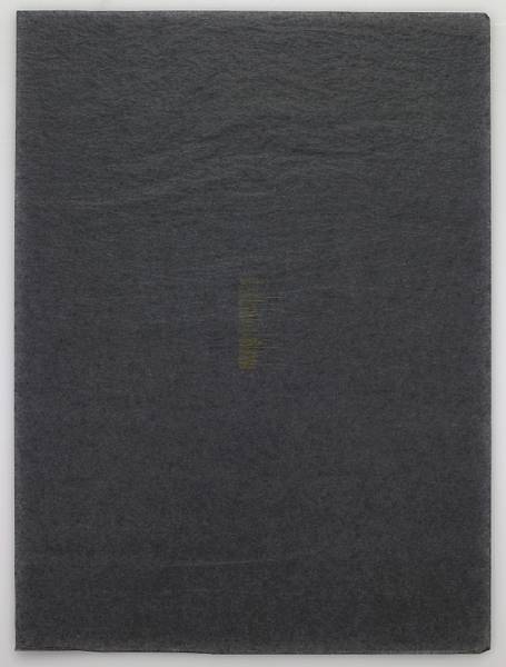 Appraisal: James Lee Byars American - THE BLACK BOOK offset lithograph