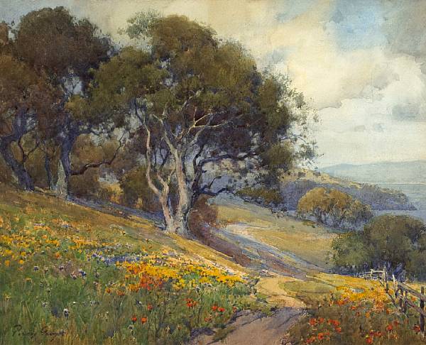 Appraisal: Percy Gray - A Path through Poppies and Oaks thought