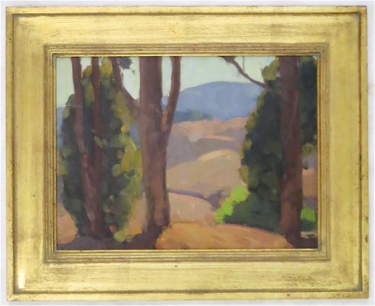 Appraisal: RALPH WILLIAM HOLMES OIL ON CANVAS BOARD California Illinois -