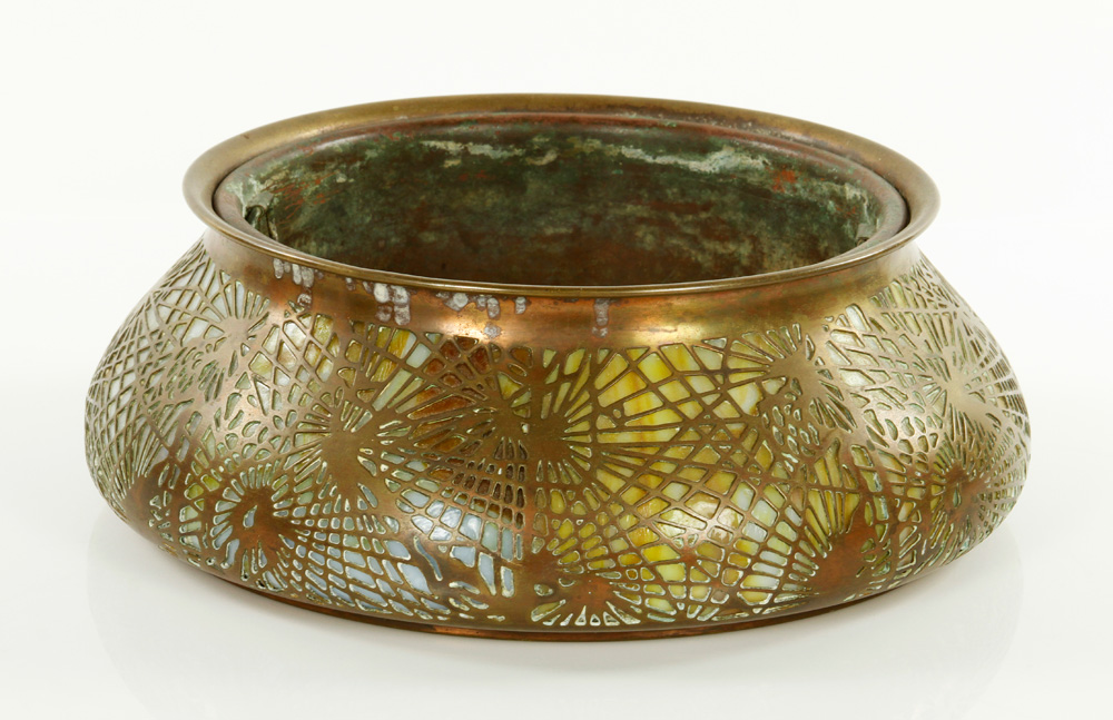 Appraisal: - Tiffany Studios Favrile Jardini re Tiffany Studios jardini re