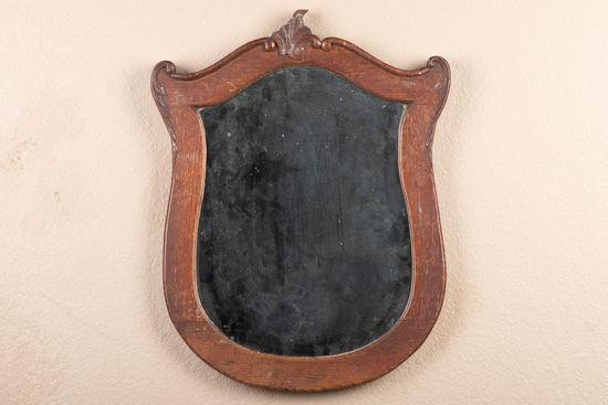 Appraisal: This lot consists of two antique beveled glass mirrors in