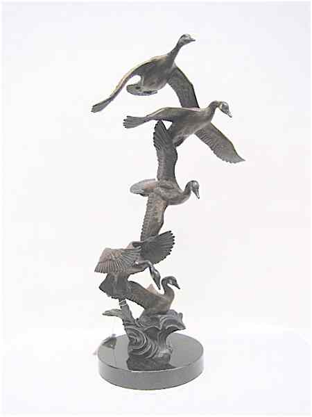 Appraisal: RIP CASWELL ORIGINAL BRONZE WILDLIFE SCULPTURE Oregon born -active Rip