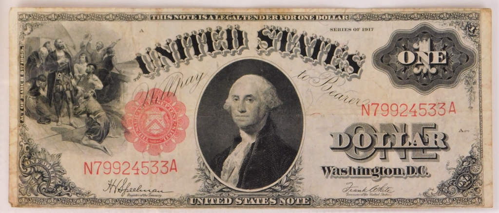 Appraisal: UNITED STATES SERIES OF DOLLAR BILL United States Large series