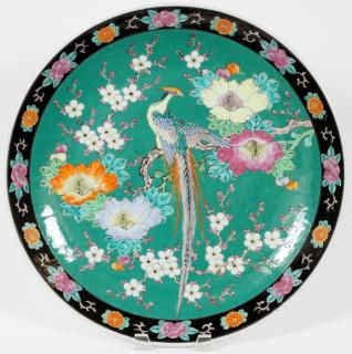 Appraisal: JAPANESE PORCELAIN CHARGER JAPANESE PORCELAIN CHARGER H DIA Featuring a