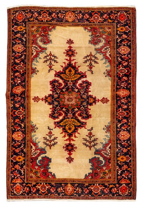 Appraisal: A Malayer Wool Rug feet x feet inches A Malayer