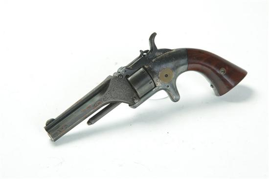 Appraisal: MANHATTAN ST MODEL POCKET REVOLVER Possibly rd Issue Engraved octagonal