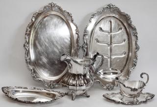 Appraisal: GORHAM OTHER SILVERPLATE SERVING PIECES SIX GORHAM OTHER SILVERPLATE SERVING