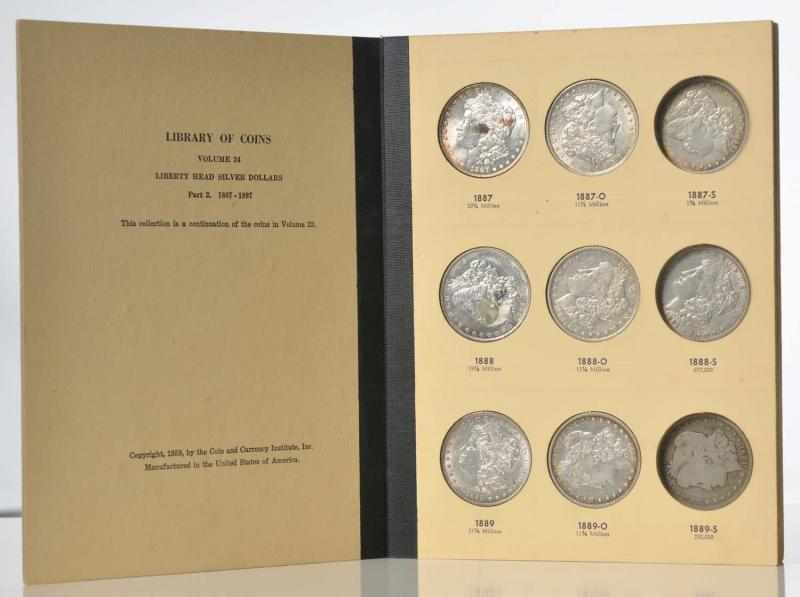 Appraisal: Lot of Morgan Silver Dollars Description through including CC and