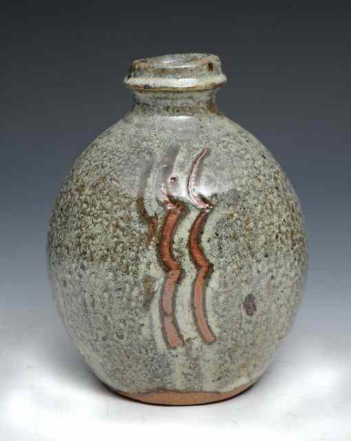 Appraisal: Trevor Corser British b A St Ives stoneware baluster vase