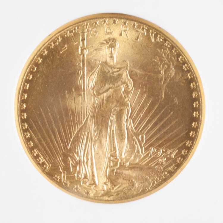 Appraisal: U S TWENTY DOLLAR GOLD COIN St Gaudens type -P