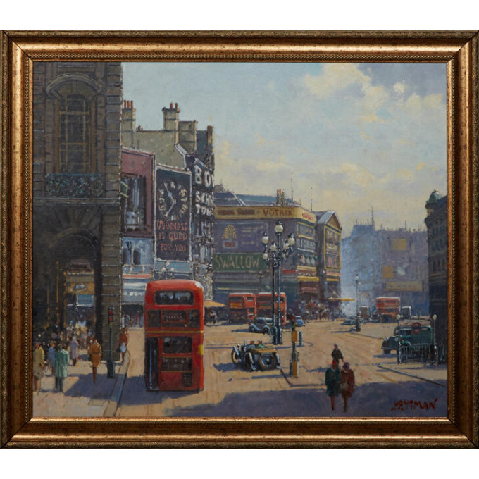 Appraisal: Willem Heytman - Dutch Piccadilly Circus London th c oil