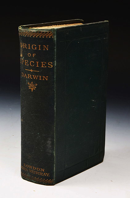 Appraisal: DARWIN Charles The Origin of Species by Means of Natural