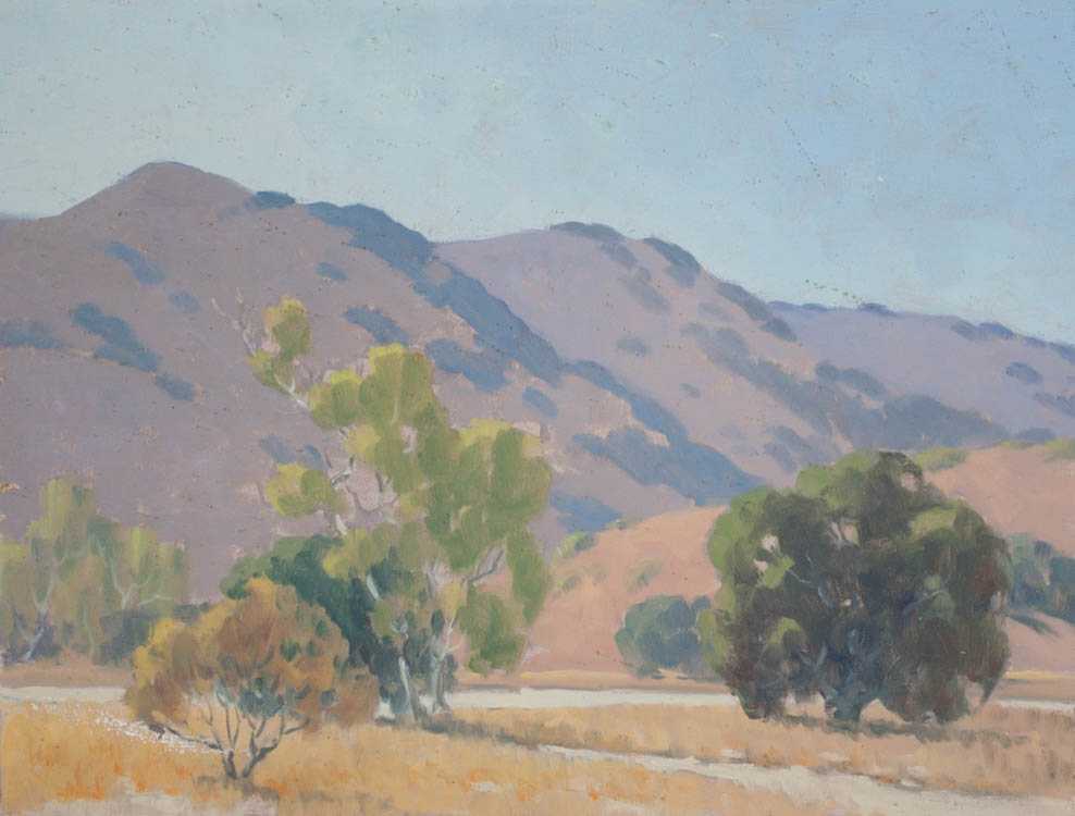 Appraisal: JACK MACARTNEY OIL ON BOARD California - Desert landscape Unsigned