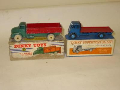 Appraisal: Guy Flat Truck boxed Leyland Comet Wagon box AF P-F