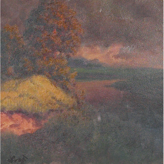 Appraisal: Piotr Livoff Ivanovitch Russian th century ''Landscape '' oilon paper