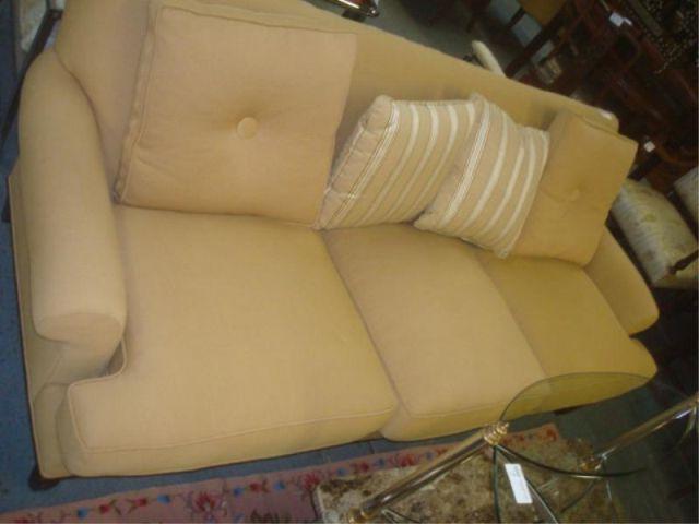 Appraisal: BAKER Traditional Taupe Colored Sofa Very clean condition From a