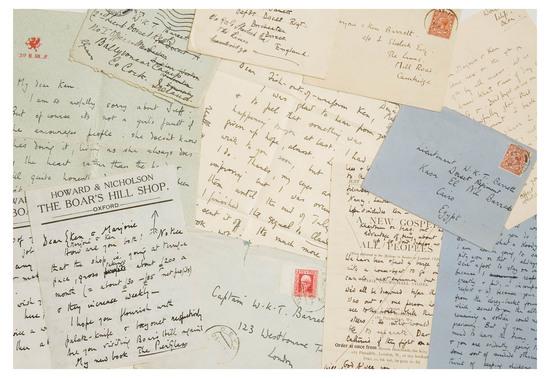 Appraisal: A Fine Collection of Robert Graves Letters discussing Laura Riding