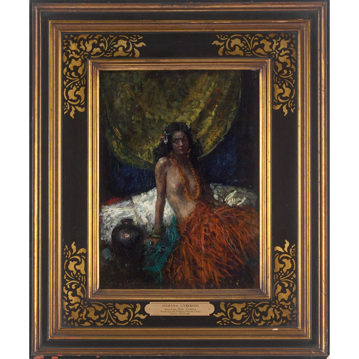 Appraisal: Indiana Gyberson American - Portrait of a Hula Girl Native