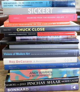 Appraisal: Lot of coffee table books to include Chuck Close by