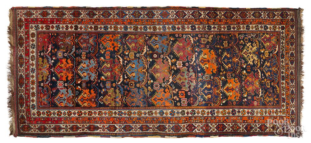 Appraisal: Hamadan long rug early th c Hamadan long rug early