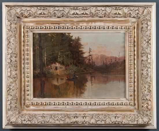 Appraisal: Charles Day Hunt American - View of Lake Sanford oil