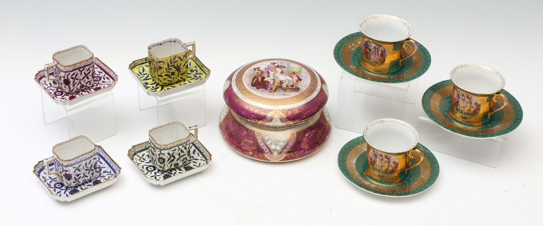 Appraisal: PIECE LOT OF ROYAL VIENNA PORCELAIN An assembled collection of