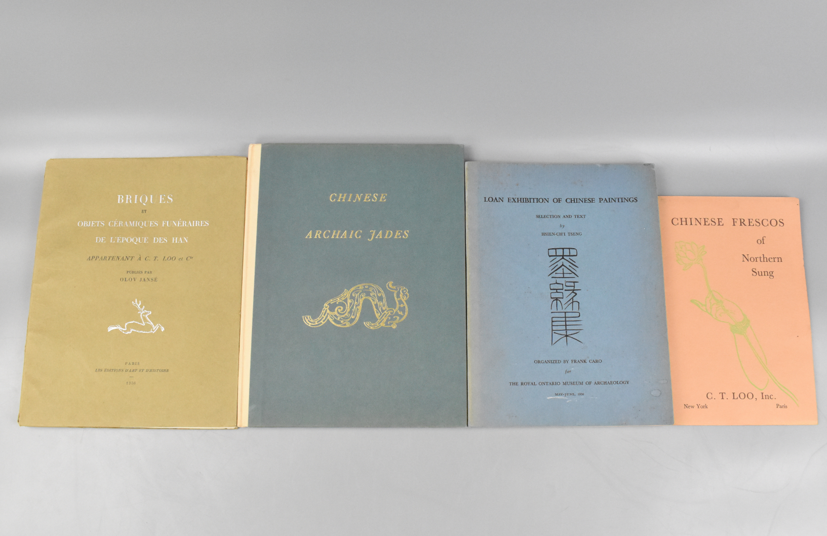 Appraisal: A group of vintage Chinese art catalogues and one book